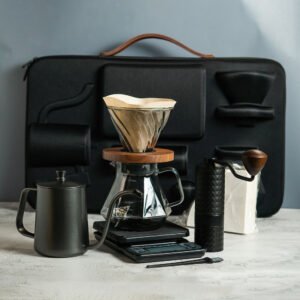 Kit barista profesional para viajes