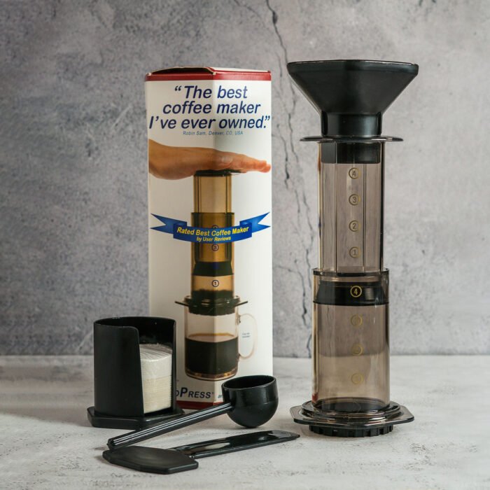 Cafetera tipo aero press