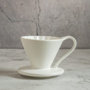 V60 dripper cerámica blanco 1-2 tazas