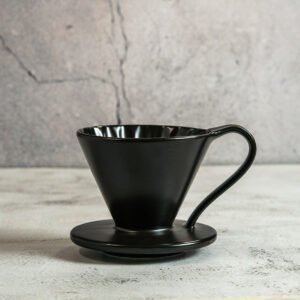 V60 dripper cerámica negro 1-2 tazas