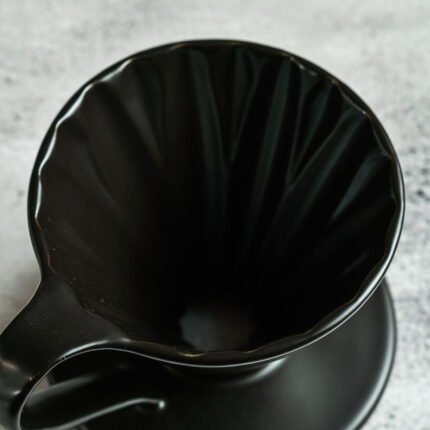 V60 dripper cerámica negro 1-2 tazas