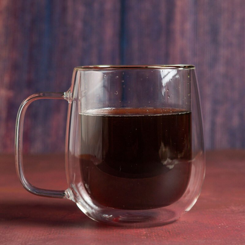 Taza doble pared ovalada 350 ml