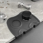 Soporte doble para tamper y portafiltro espresso – Base antideslizante