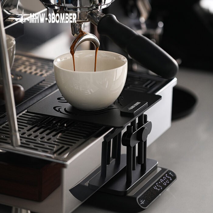 Soporte para balanza de precisión MHW-3Bomber para baristas, diseñado para optimizar la estabilidad y precisión durante la preparación del café