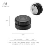 Distribuidor Antideslizante 3 Remos 51mm negro, Serie ABS, MUVNA