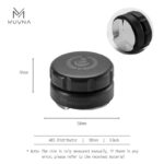 Distribuidor Antideslizante 3 Remos 58 mm negro, Serie ABS, MUVNA