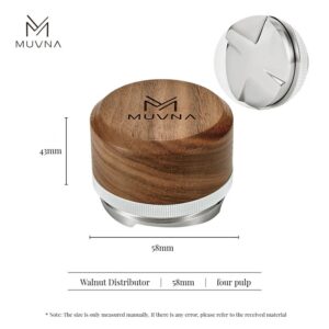 Distribuidor mango nogal_58 mm