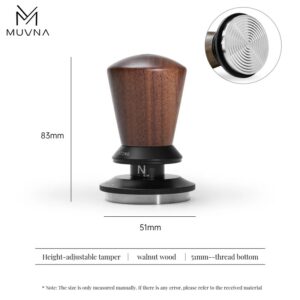 tamper mango madera 51mm