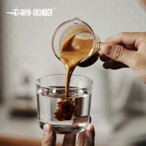 Jarra Medidora de Espresso 120 ml, Doble Pico, MHW-3Bomber