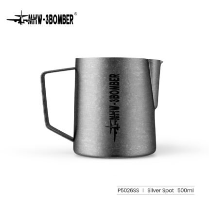 Jarra de Arte Latte 500 ml, Ultimate 5.0, MHW-3Bomber, Gris Plateado