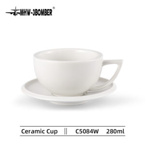 Taza Cappuccino 280 ml Blanca con Plato MHW-3BOMBER