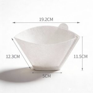 Filtros de Papel para Café Fondo Plano U103 Blanco x 100 Unidades - (1)