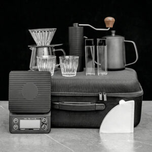 Kit Barista Portátil Premium 12 Piezas – Set Drip Coffee con Molino Manual y Balanza - (1)