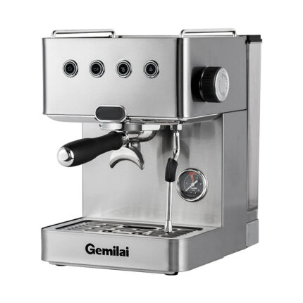 Máquina de Espresso con Vaporizador y Control de Temperatura G3005L Gemilai - (3)