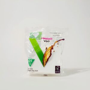 Filtros para V60 Talla 01 x100 Papel Blanco Hario Tienda Barista