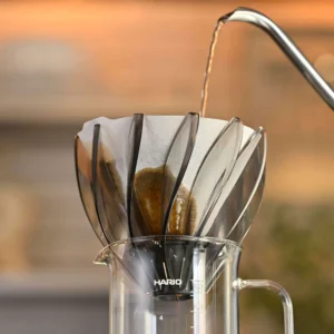HARIO V60 Suiren Dripper 02 Negro Método de Goteo Tienda Barista (6)