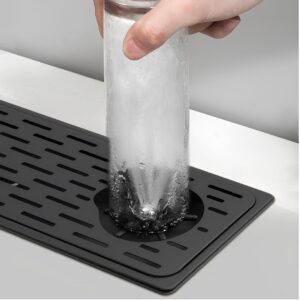 Enjuagador de Tazas y Jarras, Chorro Multiángulo Acero Inoxidable (Negro) (2)