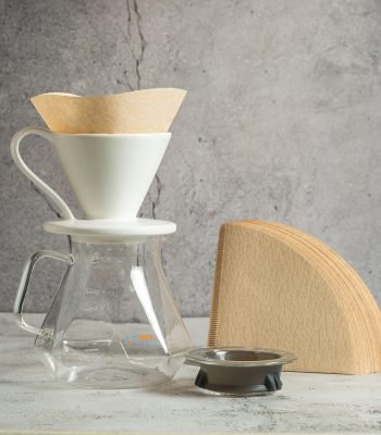 KIT V60 de cerámica blanca